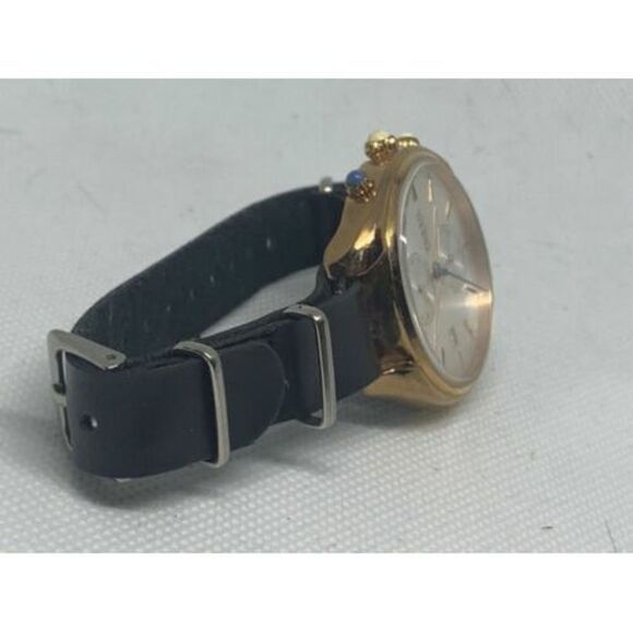 Fossil CH2997 Women's Black Leather Analog Silver Dial Quartz Genuine Watch Aa78 - Picture 8 of 9